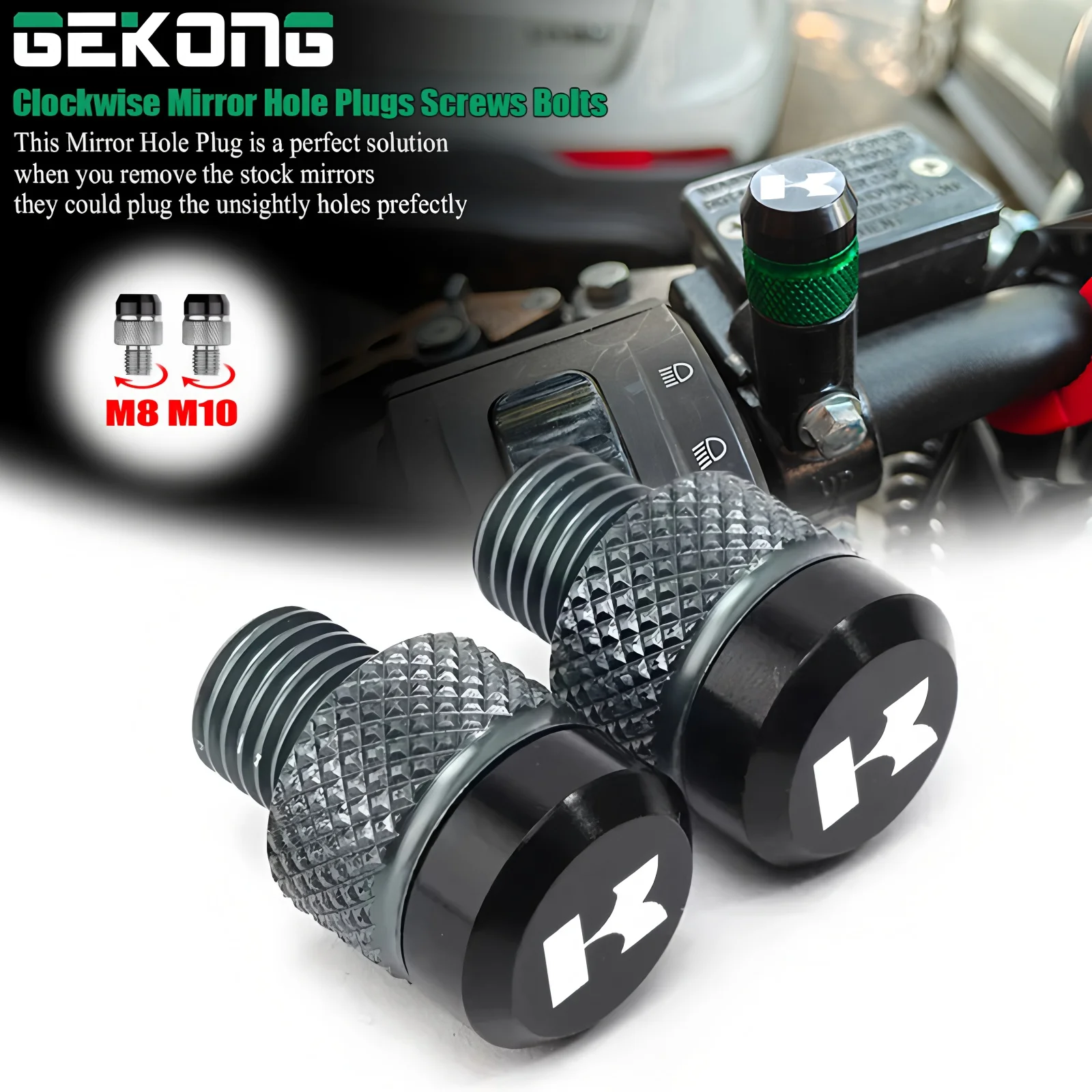 

Мотоцикл * 1,25 пробки для зеркал, винты, крышка, аксессуары, пригодные для Kawasaki Z900 RS SE Z650 Z750 Z800 Z1000 SX Z400 Z300 Z250