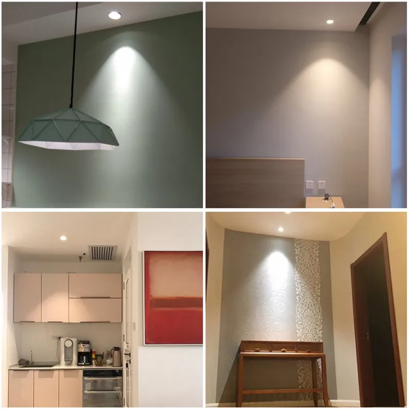 Dimmable Mini LED Downlight 3W/10W 110V/220V Anti-Glare LED Ceiling Lamp LED Spot for Bedroom Kitchen Wine Cabinet COB Recessed