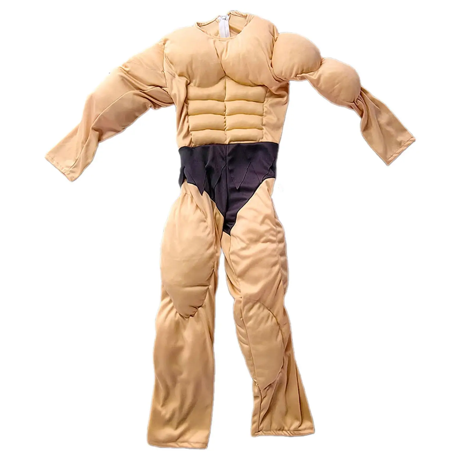 Traje muscular traje novidade corpo construtor roupas levantador de peso macacão bodysuit para cosplay carnaval vestir-se festa presente