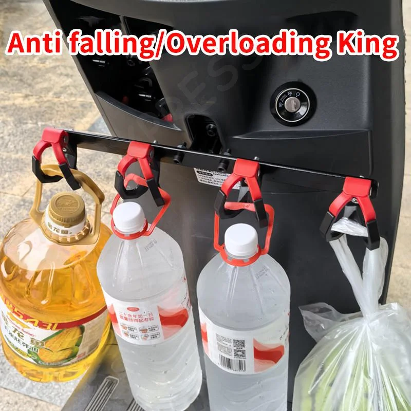 

NewMotorcycle Double Hook Luggage Bag Hanger No Drilling Required Front Bumper Hook Modified Hook E-Bike Motor Accessories