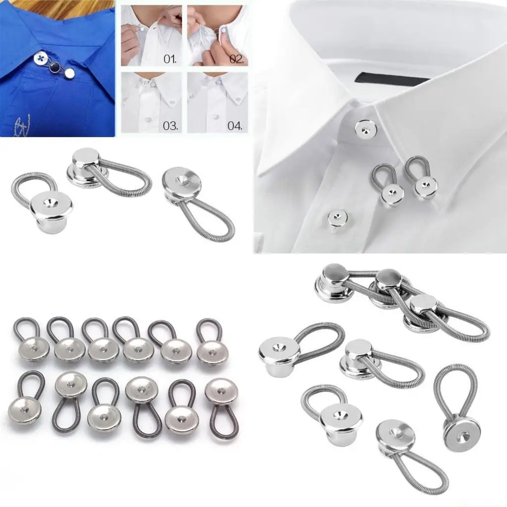 

31BF 12x удлинители воротника, регулируемые удлинители, удлинители шейного воротника, регулируемая кнопка удлинителя длины