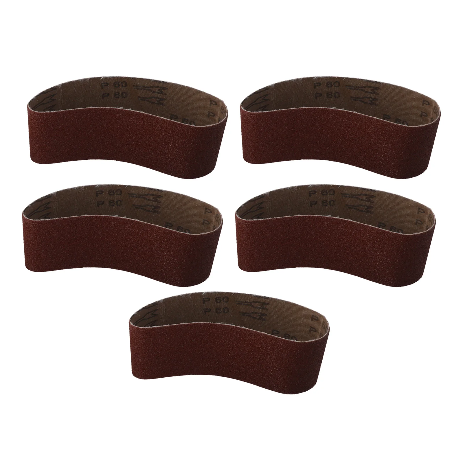 5PCS Sanding Belts 75x457mm Aluminum Oxide Abrasive Paper for Wood Metal Plastic Suitable for Surface Preparation