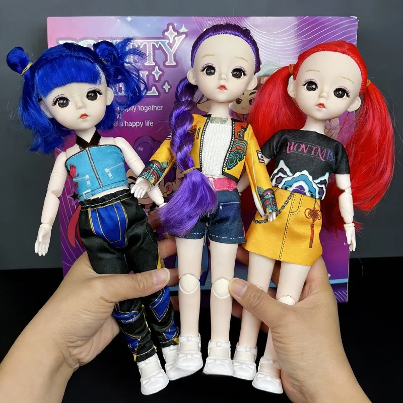 

Anime KPop Demon Hunters model Korean popular character figure toy movable joint cartoon doll desktop ornament birthday gift