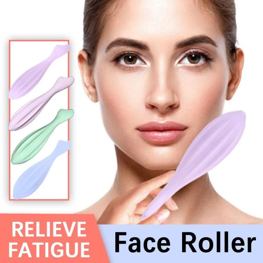 Huidverzorgingshulpmiddelen Gezichtsroller Gezichtshuid Lifting Lifting Contouring Gezichtsmassager Rimpel Verwijder siliconen gezichtsmassageroller