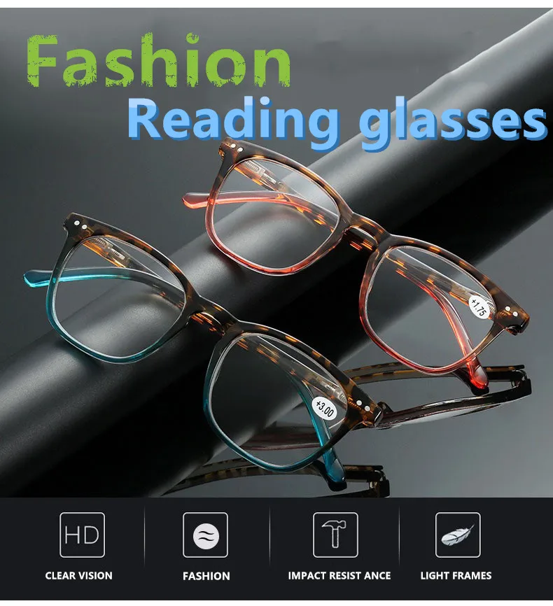 2025New gafas de lectura hombre mujer bloqueando la luz azul lectores bisagra de resorte Unisex moda versátil gafas multicolores