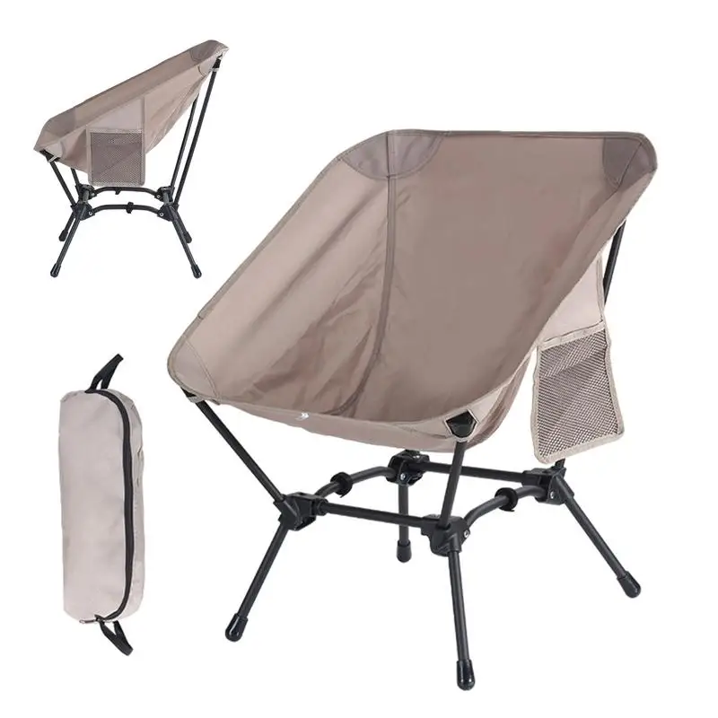 

Camping Chair Foldable Outdoor Fishing Chair Outdoor Beach Seats For Backpacking Fishing Multipurpose Camping Stools