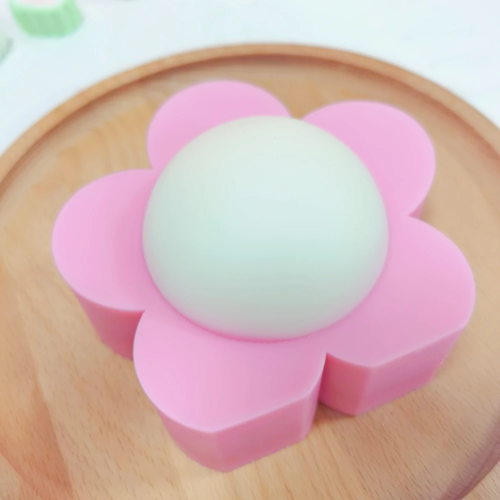 Pastel Hình Nến Khuôn Hoa Cúc Trụ Cột Nến Decore Độc Đáo Khẩu Hiệu Khối Hello Thư Bảng Chữ Cái Nến Silicon Khuôn Mẫu