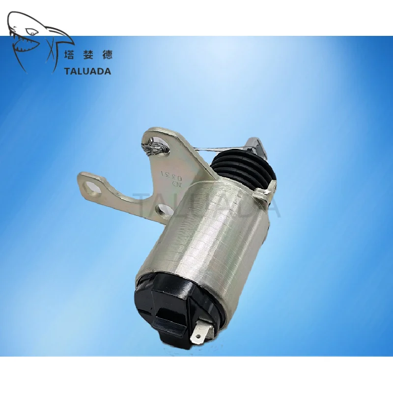 For 4M40 Engine E305 E306 E307 E308 Flameout Solenoid Valve 12V 24V Excavator