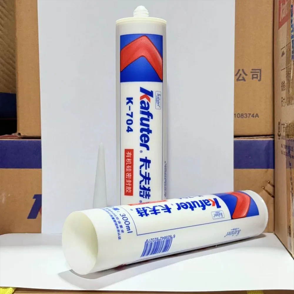 1Pcs K-704 Silicone Rubber 704B White 300ml High Temperature Electronic Circuit Board Component Fixing,Insulating Encapsulant