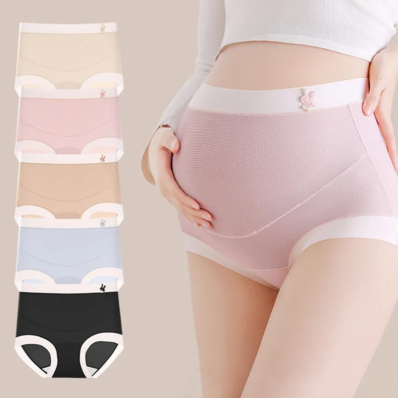 Cotton Panties for Pregnant Maternity Underwear Panty Clothes for Pregnant Women Pregnancy Brief High Waist Maternity Intimates