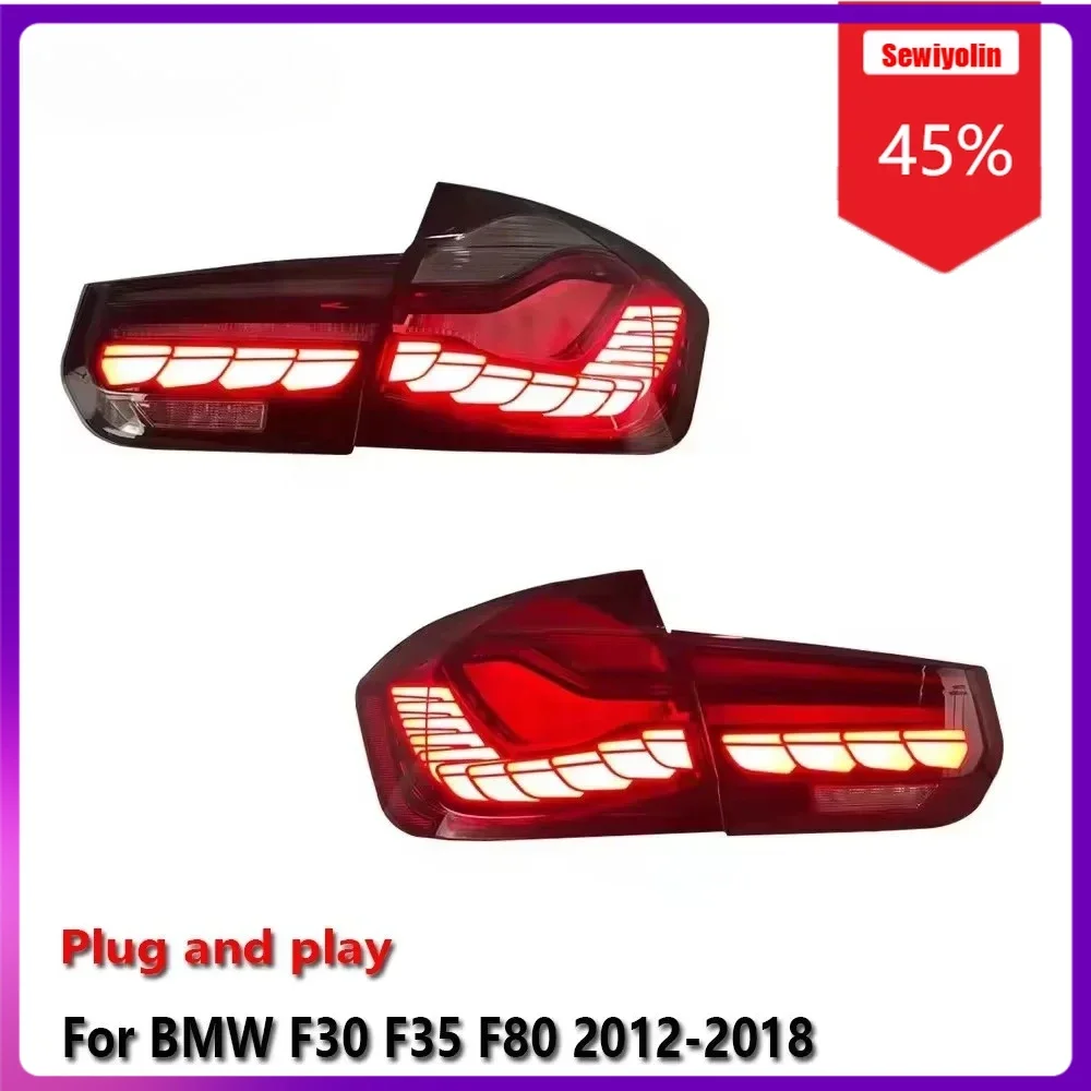 

Sewiyolin автомобильные аксессуары задний фонарь светодиодный для BMW F30 F35 F80 2012-2018 седан DRL противотуманные задние фонари прицепа поворотный сигнал Voiture P