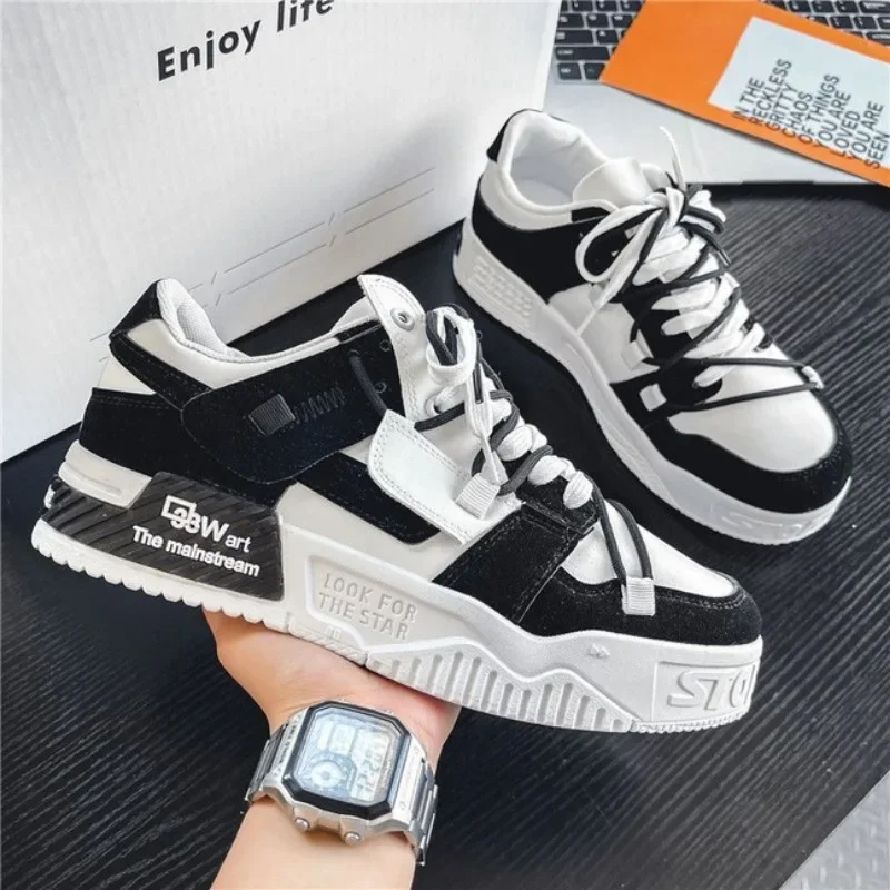 

Trendy Men Sneakers Fashion Men's Shoes 2024 Autumn New Brand Design Comfortable Soft Soled Men Running Shoes Tenis Masculino