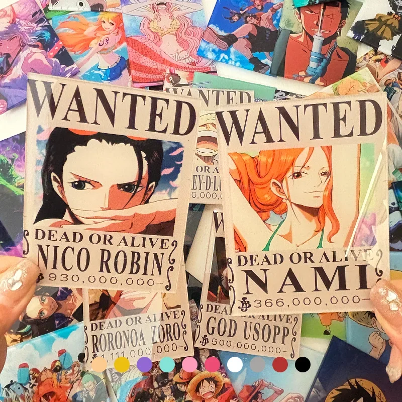 One Piece Series Acrylic Customized Cards Animation Peripherals 3 Billion Wanted Order Nami Sun God Nika Fifth Gear Luffy Guka