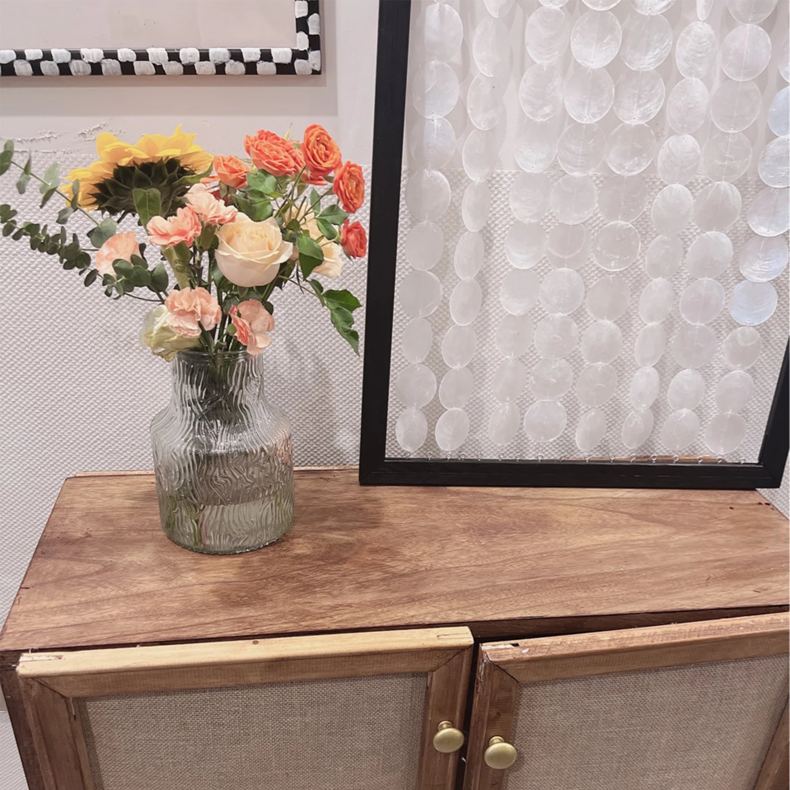 

100 шт. круглых полированных ракушек для рукоделия, аксессуары для изготовления украшений, подвески для ловцов снов, колокольчиков, пляжных вечеринок