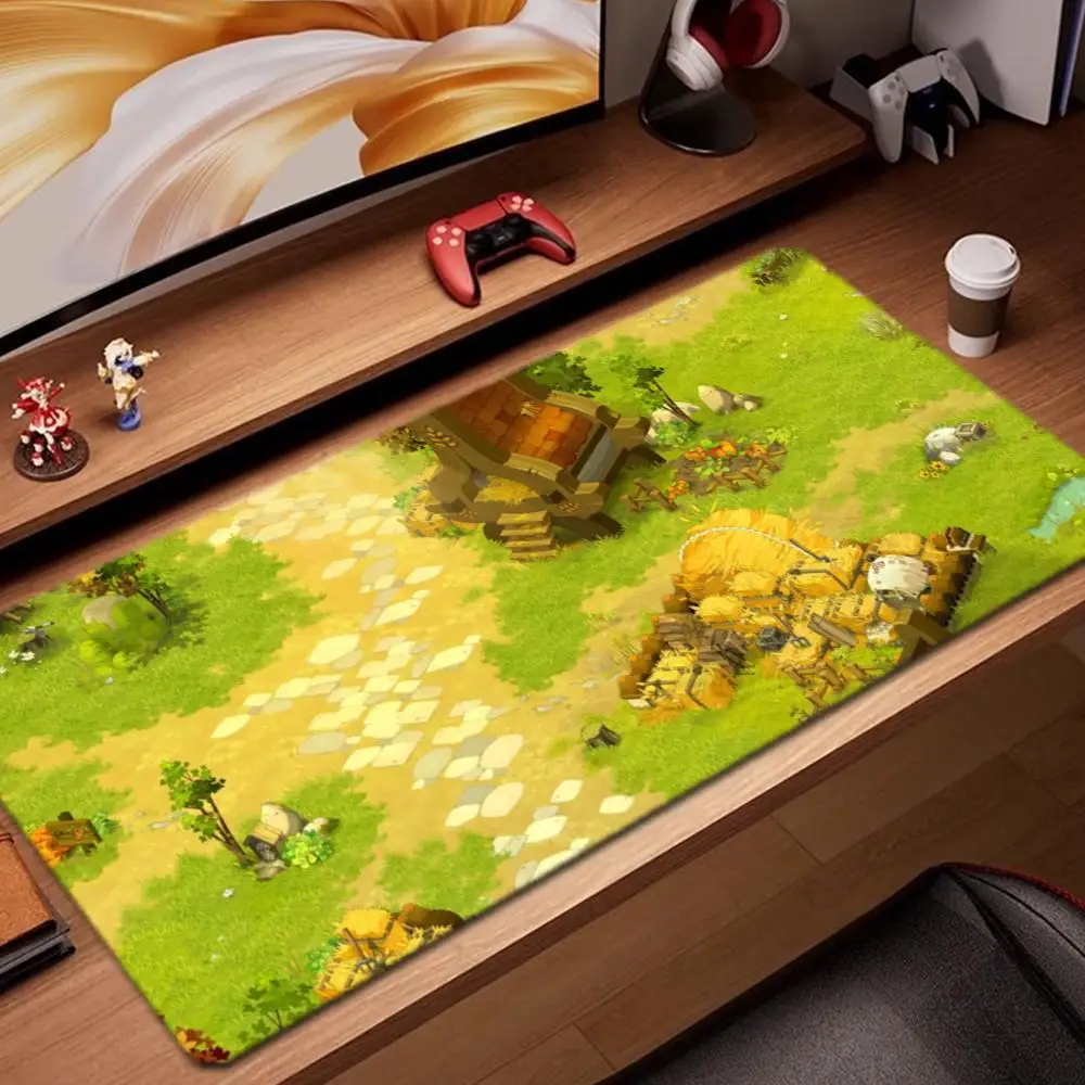 

Dofus Gaming Mouse Pad Game Accessories keyboard pad XXL large locking edge 900X400 mm table mat Gaming mousepad