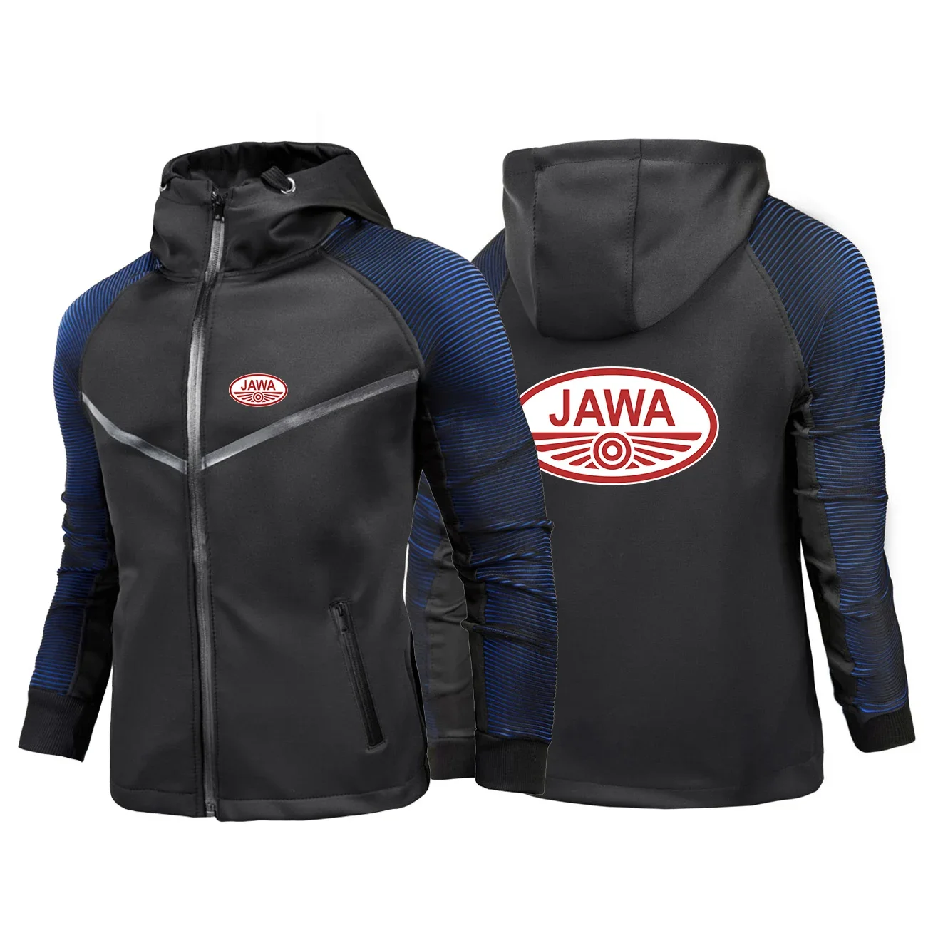 

JAWA Motorcycle 2023 Men New Racing Jackets Casual Personality Gradient Waterproof Coats Motorbike Comfortable Clothing Tops