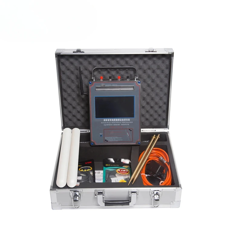 PQWT TC700 Оборудование для исследования геологии Регулируемая глубина 150 м 300 м 500 м 600 м Детектор глубокой воды под землей