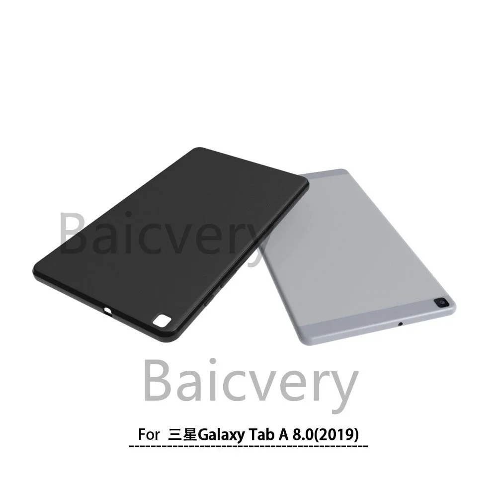 Para samsung galaxy tab a8 a 8.0 2019 t290 t295 SM-T295 tablet capa casos telefone pára-choques à prova de choque volta tpu capa macia