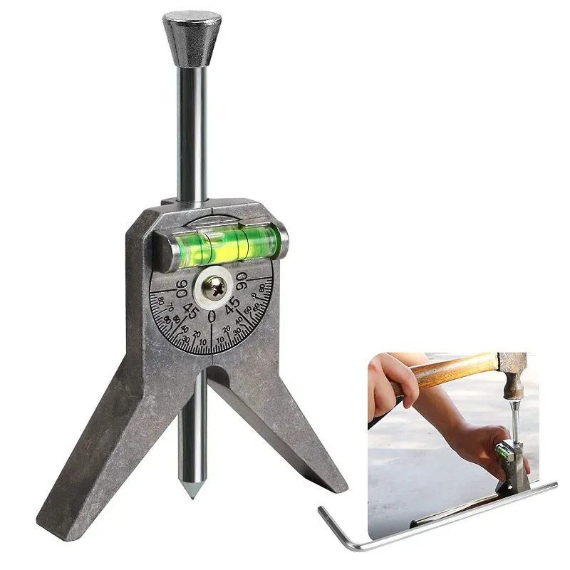 Pipe Center Finder, High Precision Pipe Marking Ruler Plumbing Center Locator Tool