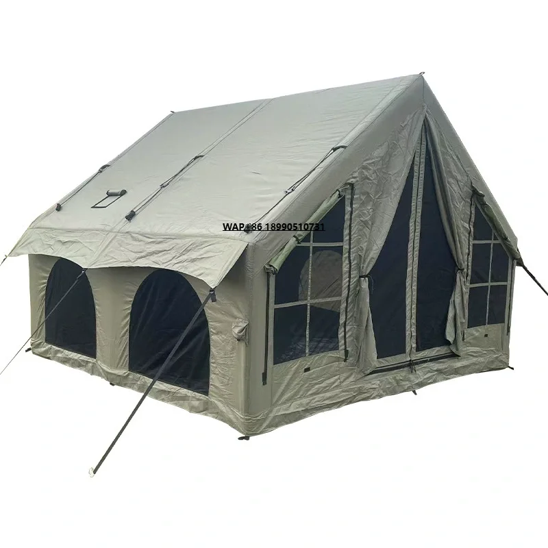 

Large outdoor inflatable tent, windproof, sun-proof and rain-proof, suitable for family camping and travSupport customization