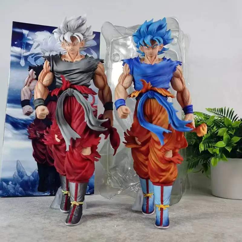 جديد أنيمي يدوية شخصية واحدة كيرين سوبر الأزرق Wukong أسبوعي اللون اللوحة سطح المكتب الديكور هدية سطح المكتب الديكور