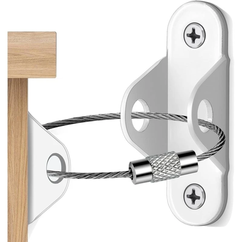 Anti Tip Furniture Anchors 1 Set For Wall Safety Anchor Fasteners For Baby Proofing-[iubi-ABUA]
