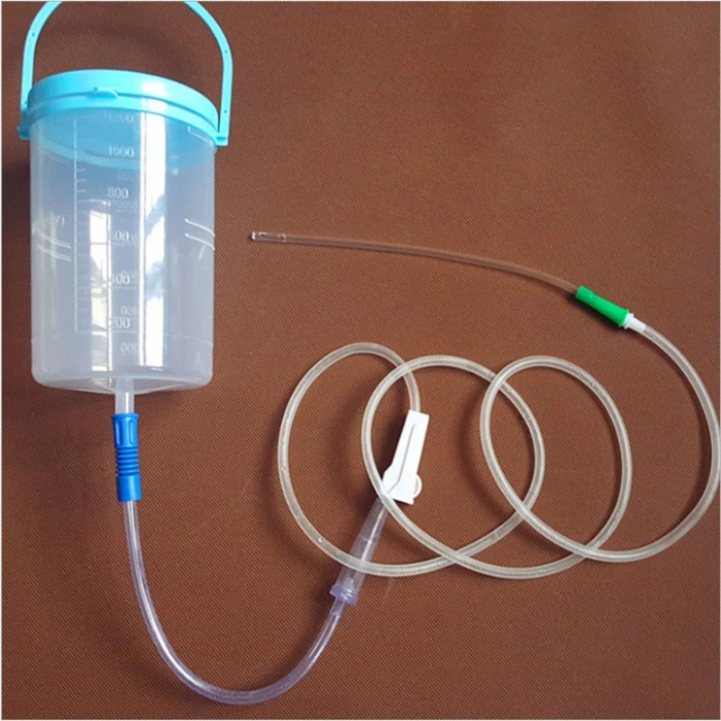 1200ml Bidet Household Enema Bowel Barrel Enema Bag Device Gesen Coffee Intestine Bowel Hydrotherapy Device With 10 Hoses