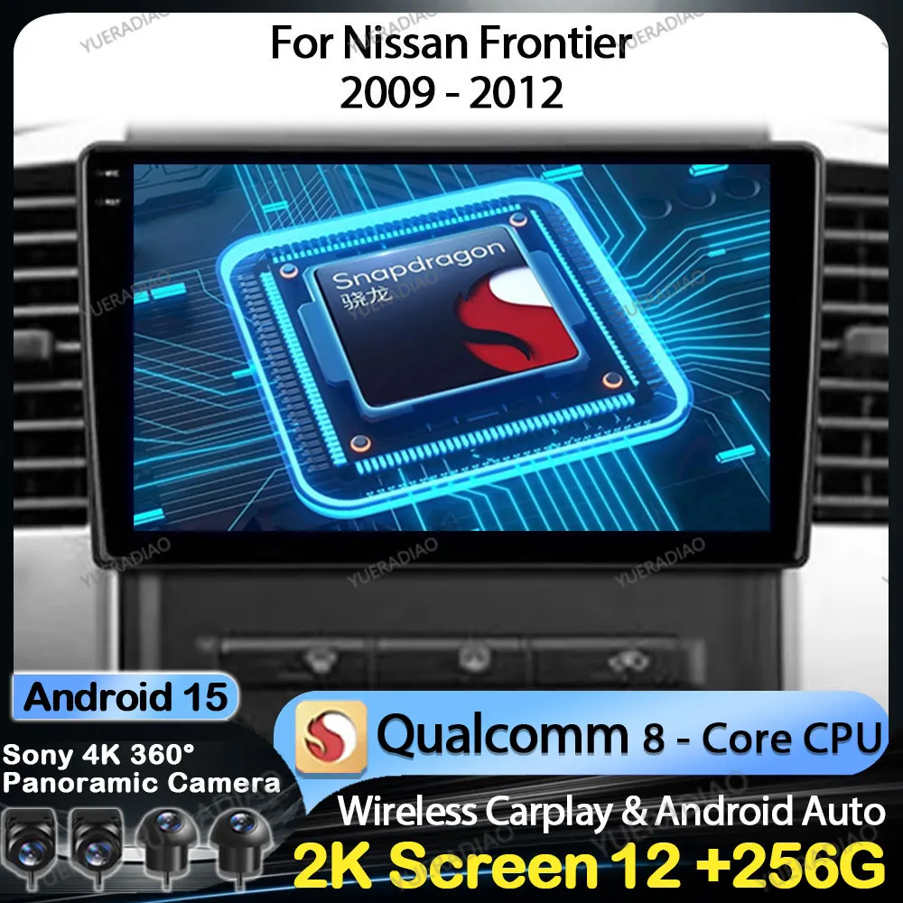 

Android 15 Carplay Auto For Nissan Frontier 2009 - 2012 For Nissan Xterra 2 N50 2008 - 2015 Car Radio Multimedia Player GPS NAVI