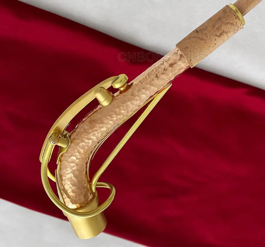 

Rose copper Hand Hammered Alto Saxophone Neck MK VI SBA Type NECKS 24.50 mm