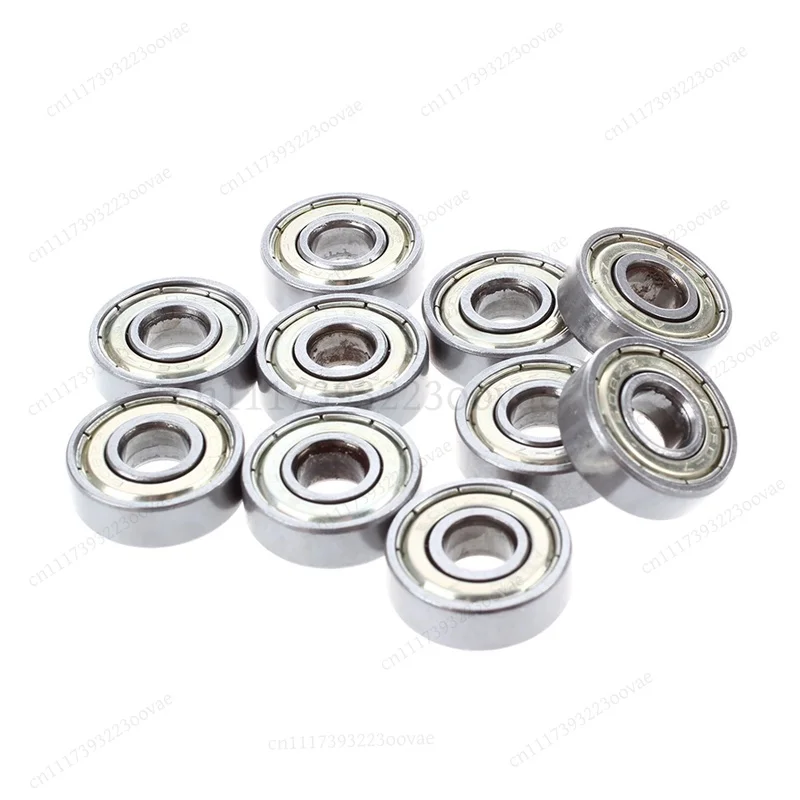 L-Miniature Deep Groove Ball Bearings 608 ZZ Bearing Steel 8x22x7mm Replacement Spare Parts