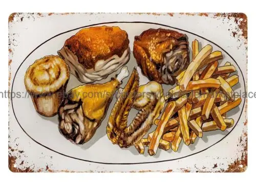 food Southern Style Diner metal tin sign new wall decoration ideas