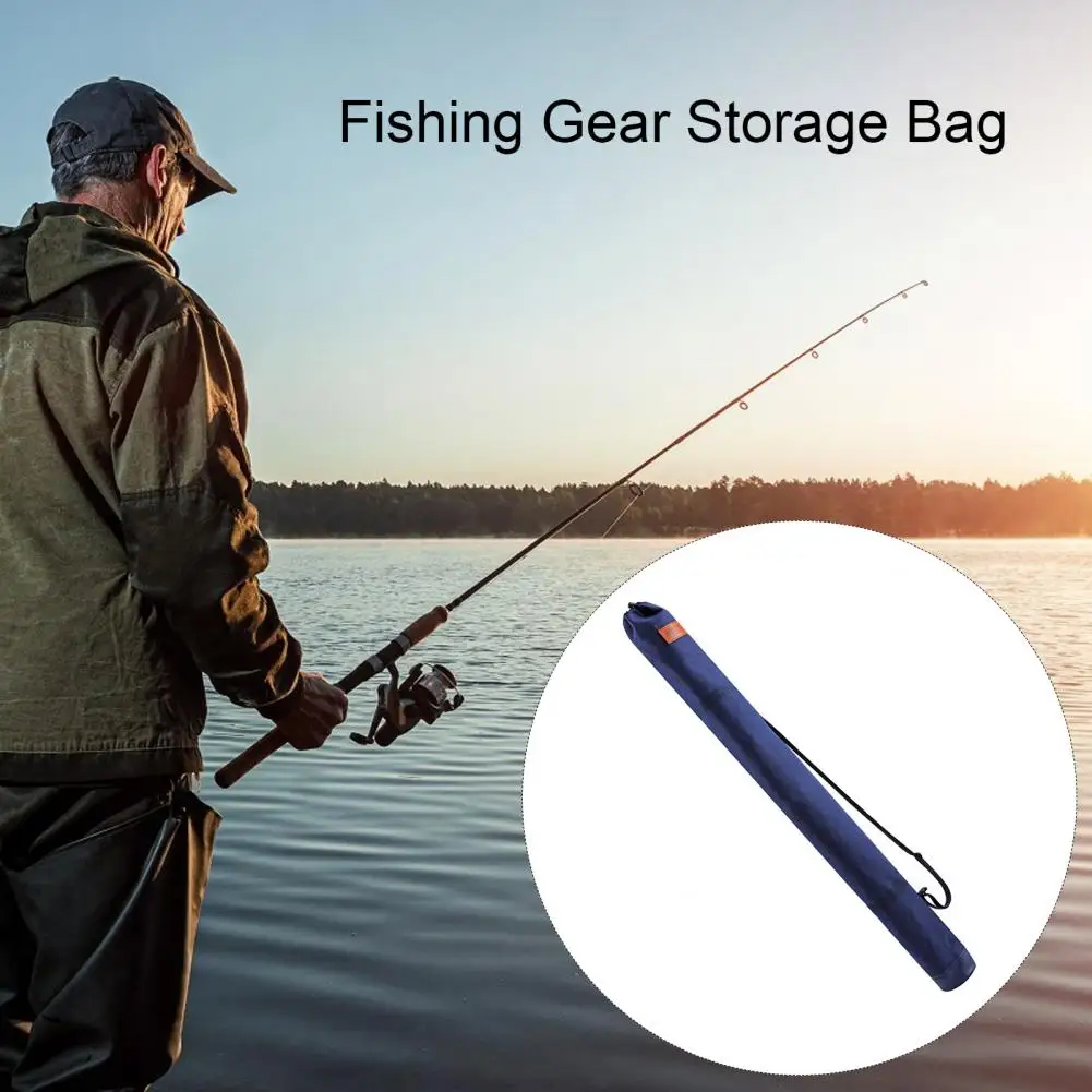 

Durable Umbrella Storage Bag Waterproof Canvas Fishing Umbrella Bag with Adjustable Strap Foldable Rod Tools Holder for Anglers