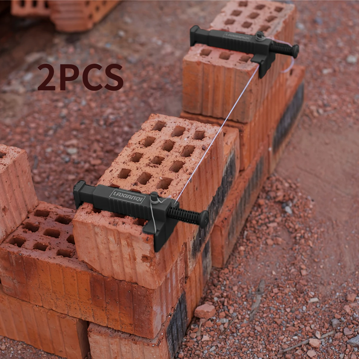 2Pcs Brick Laying Wire Puller, Mud Hydraulic Wire Puller, Building Wire Rack, Mud Tile Worker Wire Fixer, Small Wire Puller