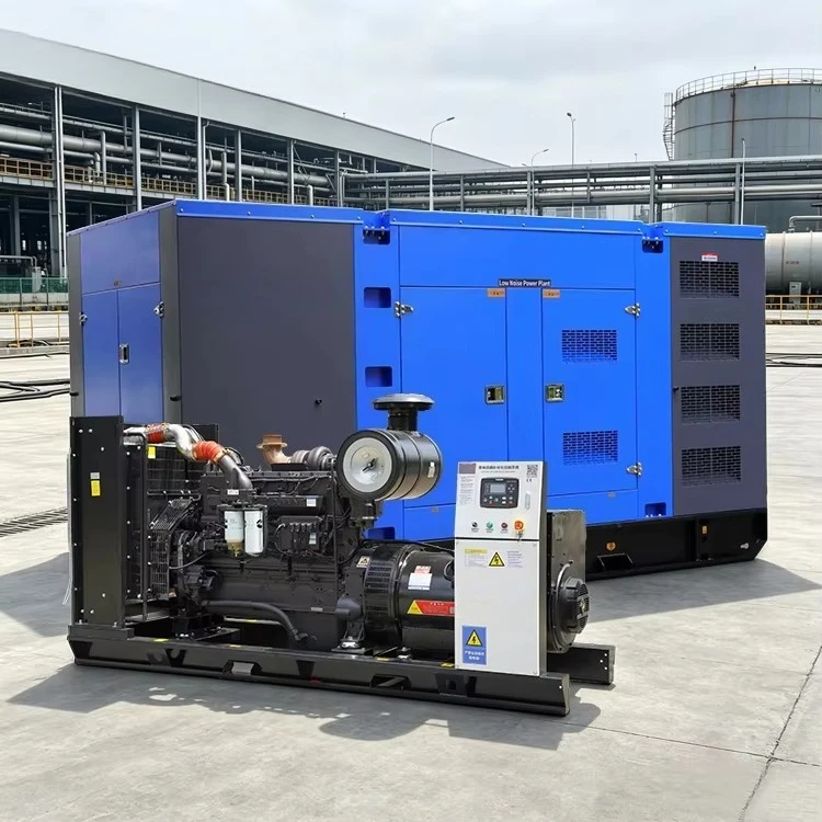Diesel Generator Set Open‑Type Genset Three Phase Brushless Alternator Standby Power Supply For Construction Site