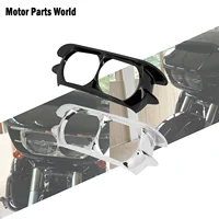 Cubierta de bisel para motocicleta, carenado de faro doble, embellecedor de faro para Harley Touring CVO Road Glide FLTRX FLTRXSE FLTRU 2015-23