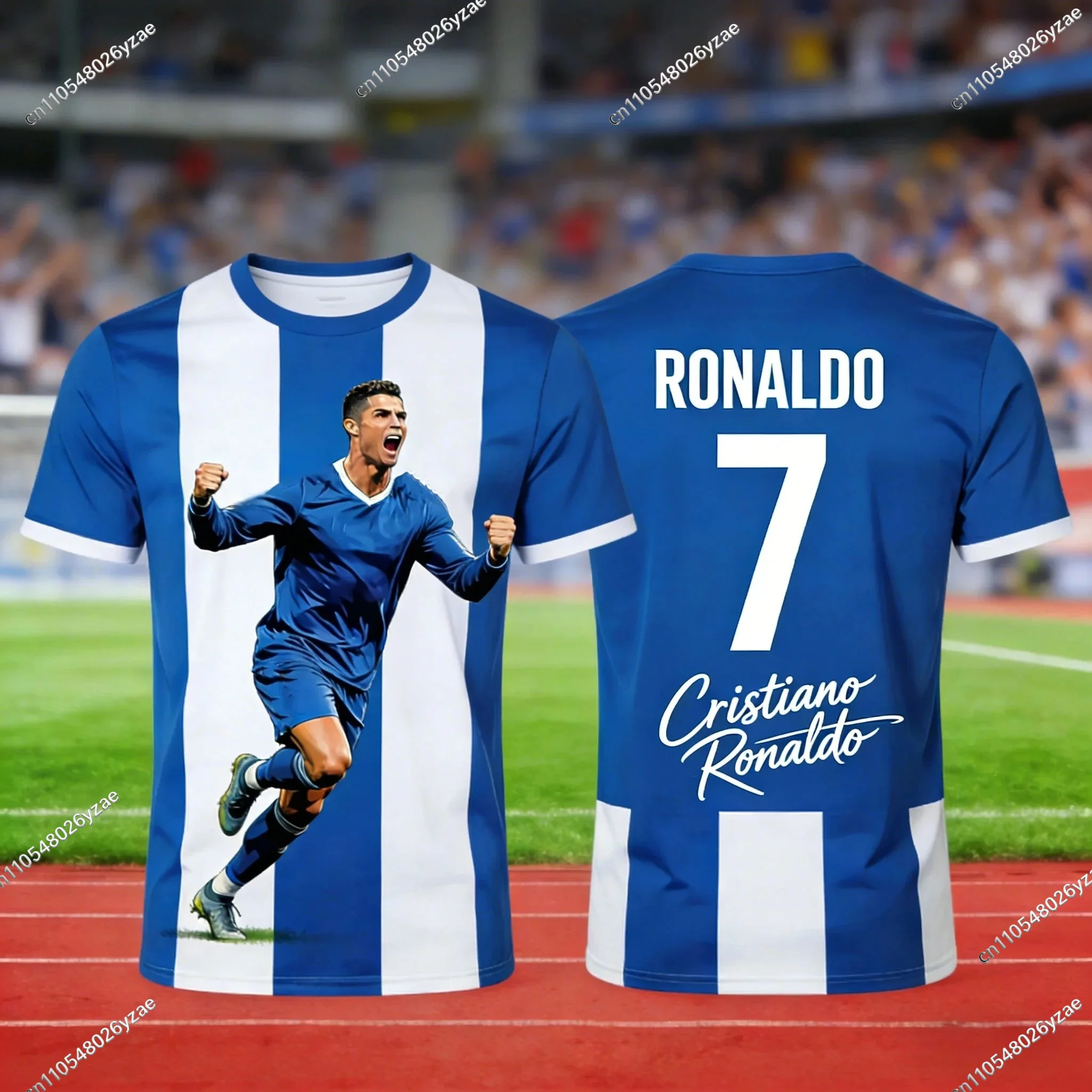 AI Men Jersey GPT Ronaldo # 7 Special Edition Football Jersey for Men Women Kids Commemorative Soccer Shirt Quick Dry Sportswear view 4