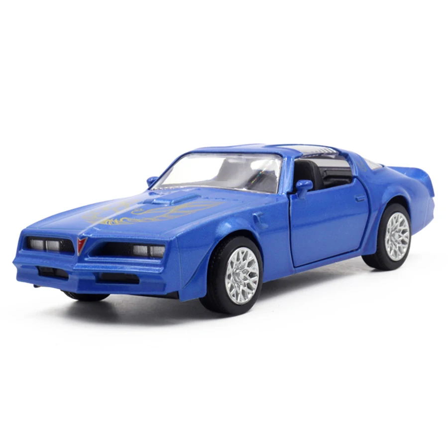 

1/36 Pontiac Firebird Alloy Toys Car Model Metal Genuine Door Opened Pull Back Function Boys Birthday Gifts Collection