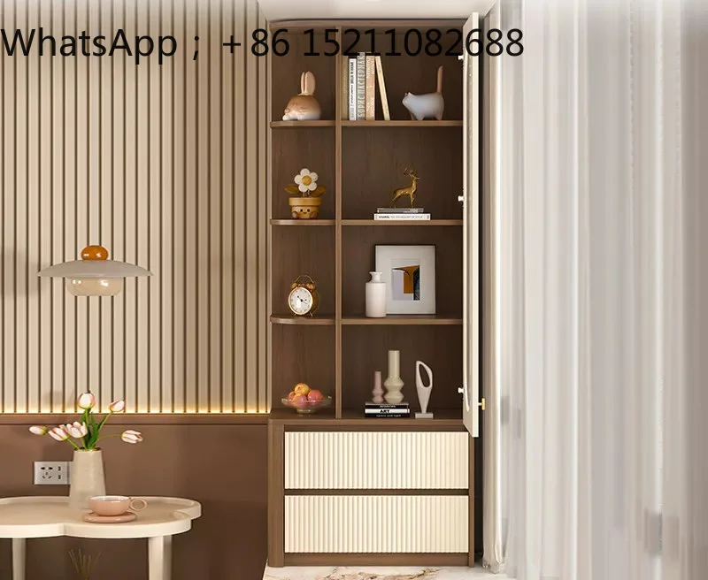 SCY Balcony Storage Locker Floor-to-ceiling Bedroom Window Sill Side Cabinet Corner Storage Window Cabinet
