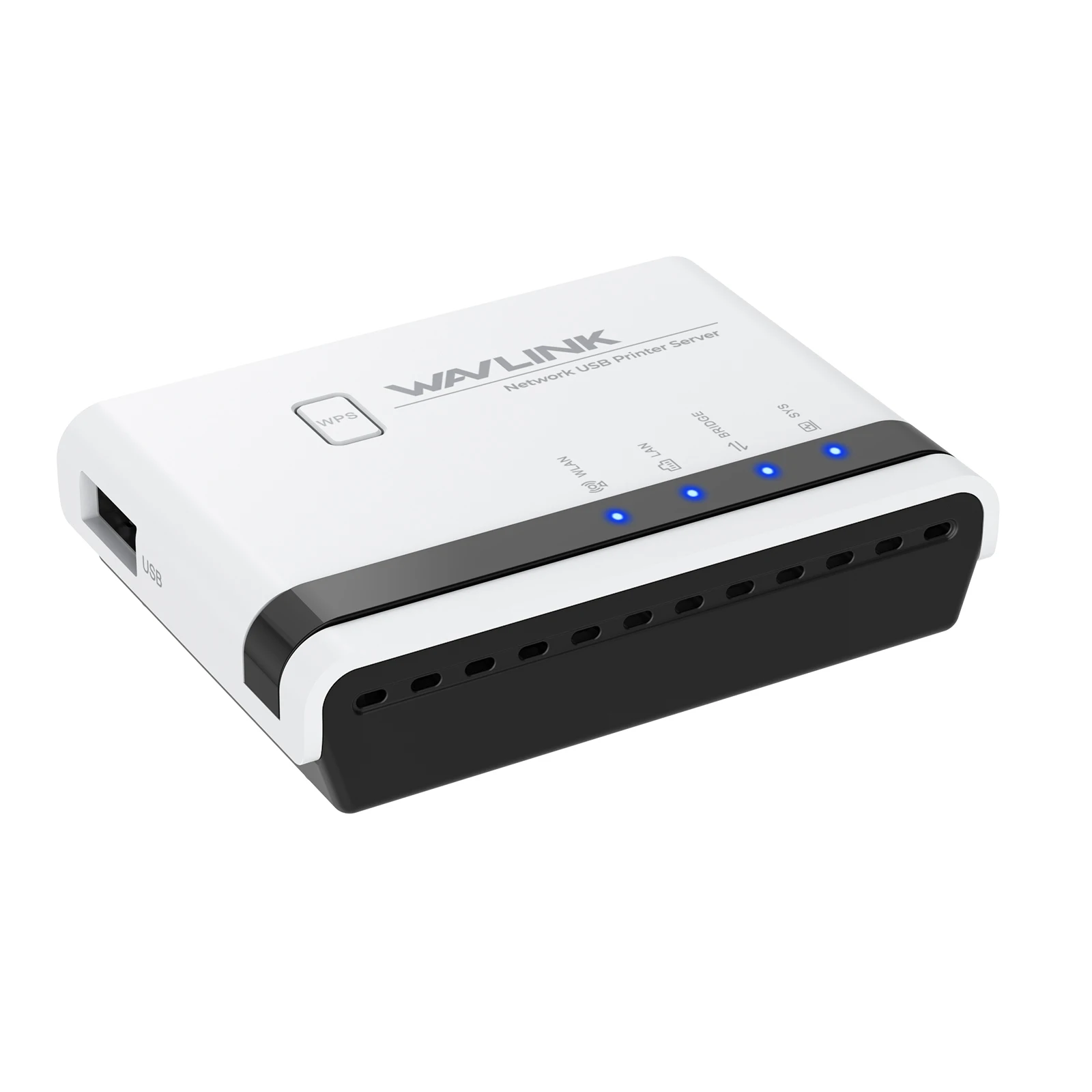 

Сервер беспроводного принтера WAVLINK NU516U USB2.0 с локальной сетевой панелью 10/100 Мбит/с для ноутбуков и настольных компьютеров на складе и использовании
