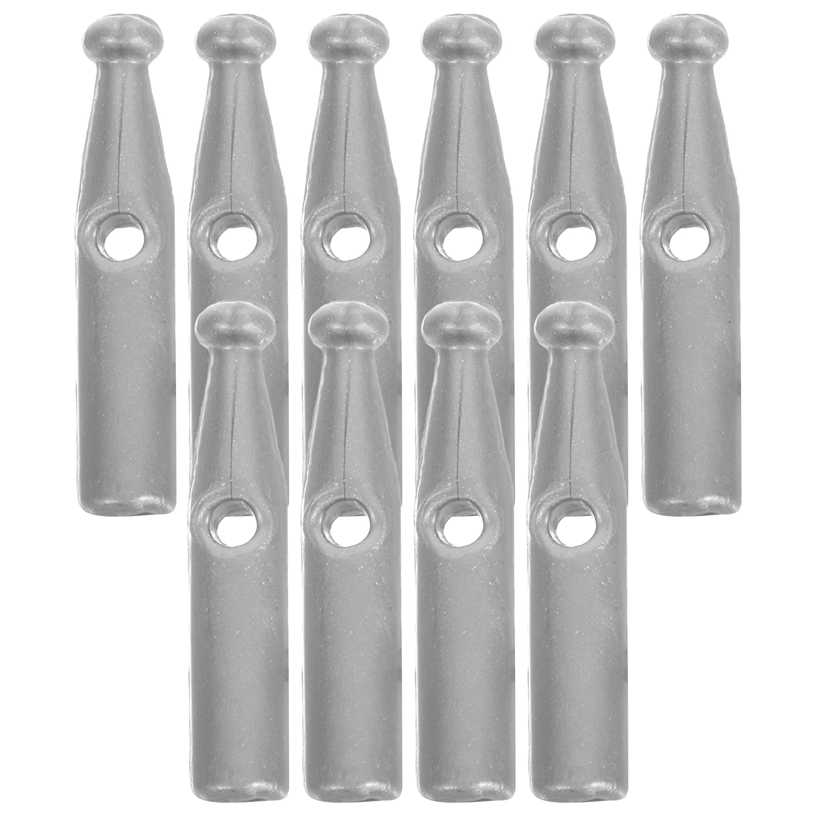 

10pcs Gray 3mm Hole Plastic Umbrella Beads Tail Foldable Rain Accessories Replacement Parts Sunshade Supplies Umbrella