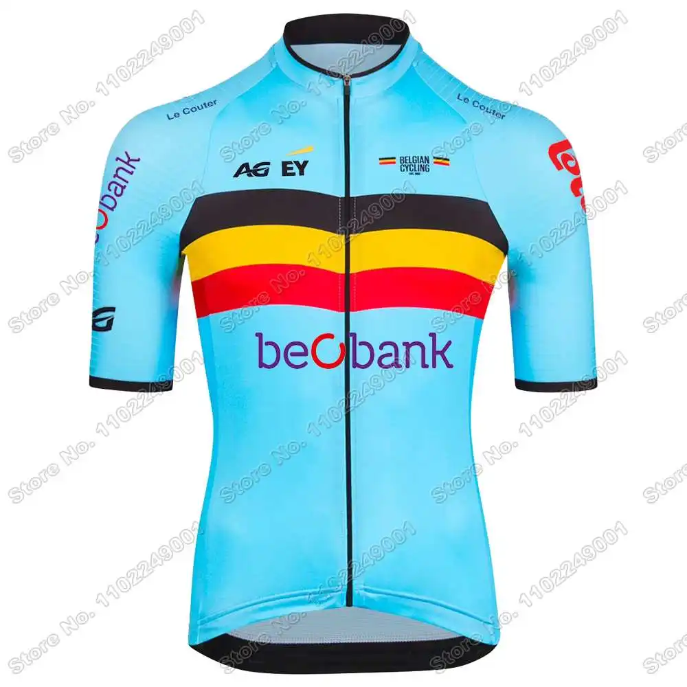 2024 Belgium National Team Cycling Jersey Set Summer Cycling Clothing Men Road Bike Shirts Suit Bicycle Pants MTB Fietskleding