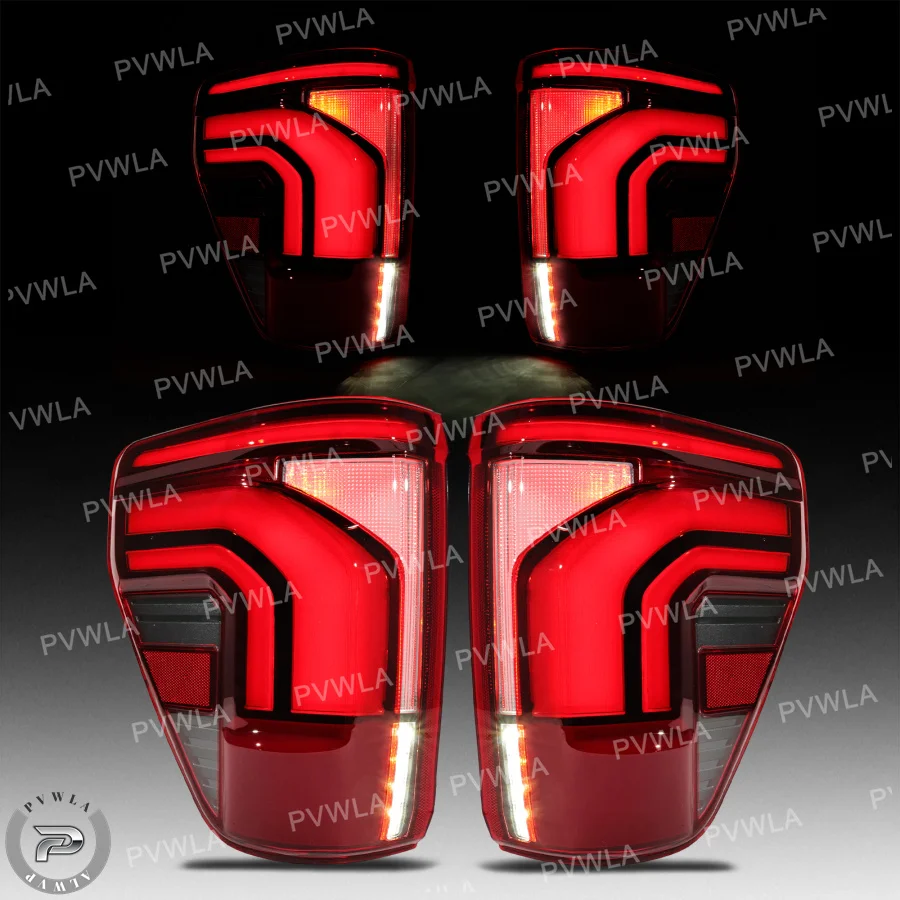 LED Tail Light For Ford F150 2024 2025 2026 High-end version Car Rear Brake Stop Lamp Turn Signal RL3Z-13405-B RL3Z-13404-C