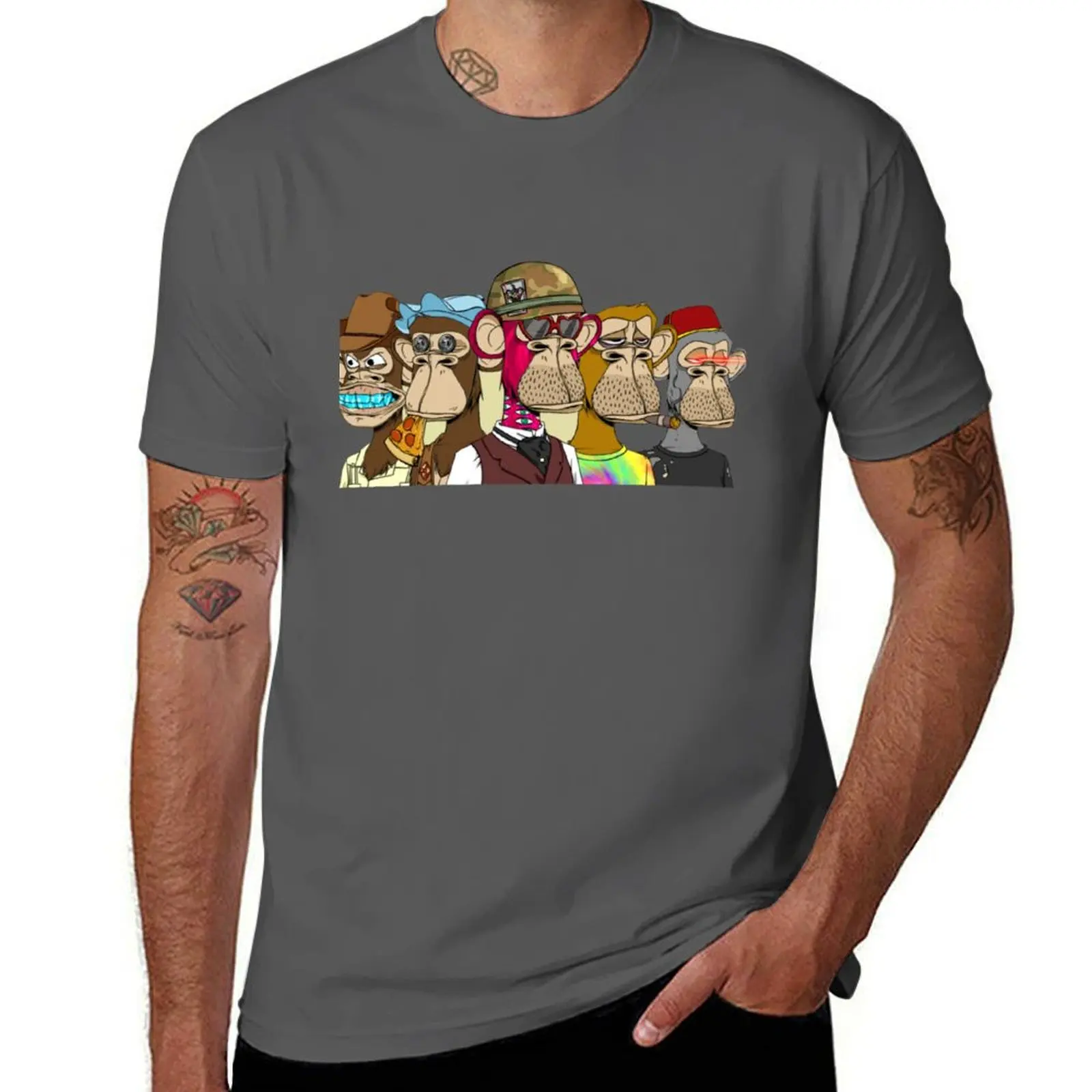 

APES BORED NFT T-Shirt Casual All Match Short Sleeve T-Shirt