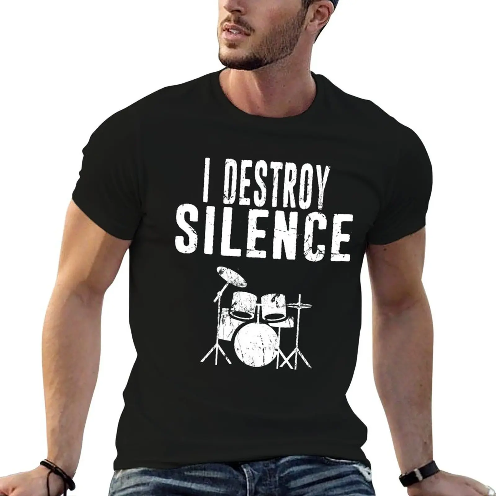 Drummer Drum Player Funny Shirt Gift for Dad Drummer Gift for Band Musician T-Shirt