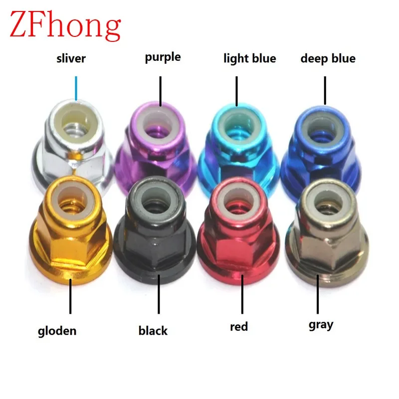 Colorful Aluminum Alloy Lock Nuts for RC Models