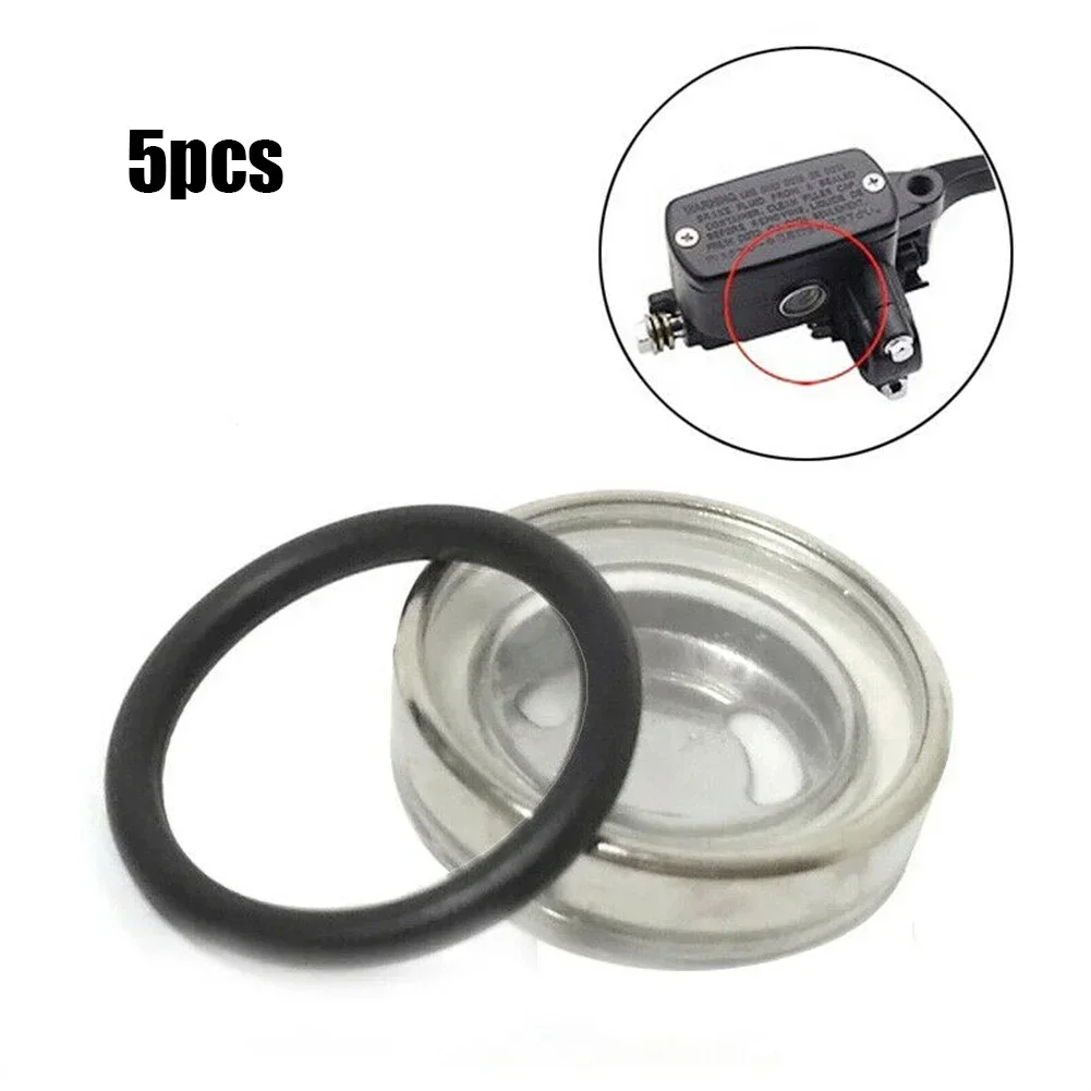 

5pcs 18mm Motorcycle Bike Brake Master Cylinder Reservoir Sight Glass Len Gasket Motorcycle Brakes Part