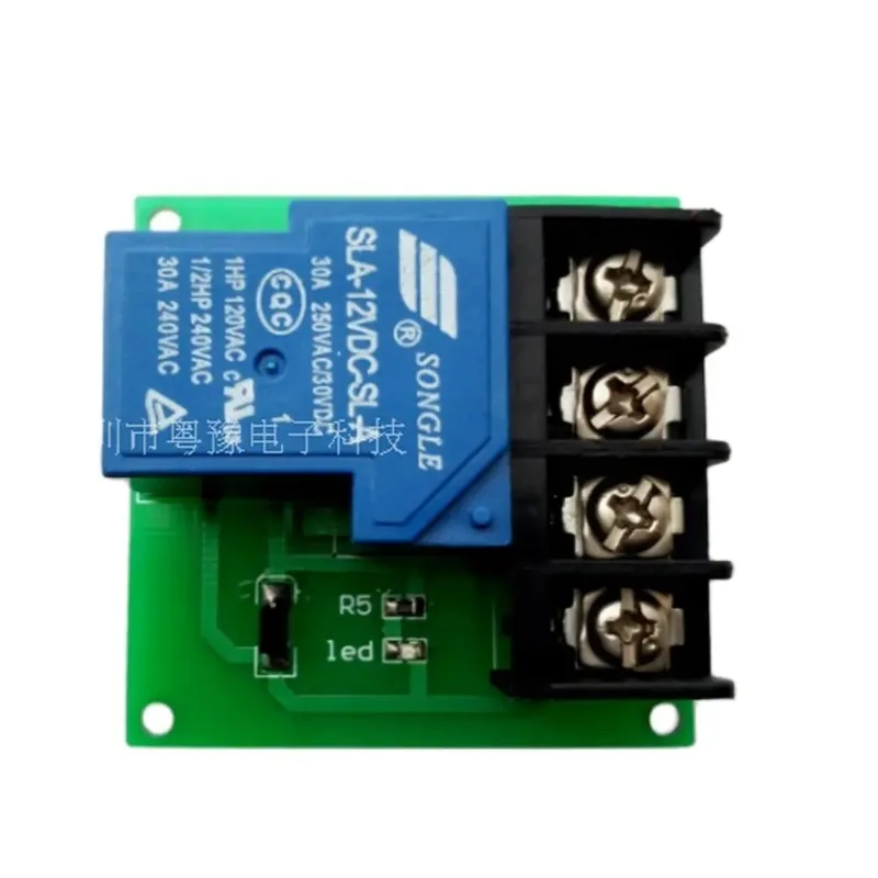 

1-way 30A Relay Module High-power Control Board Single-way Switch 5V / 12V / 24V