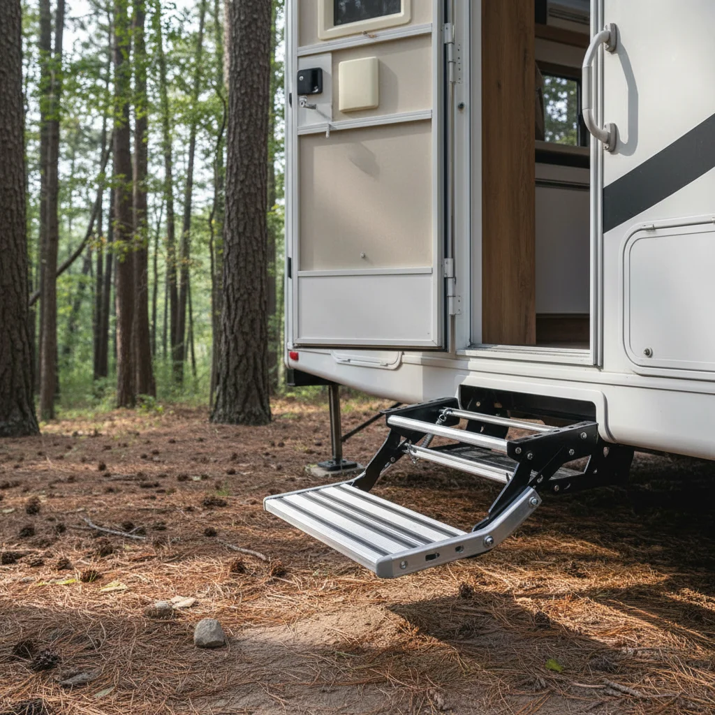 

Высокопрочные электрические ступени для автодомов, алюминиевые цельные лестницы для прицепов и автодомов