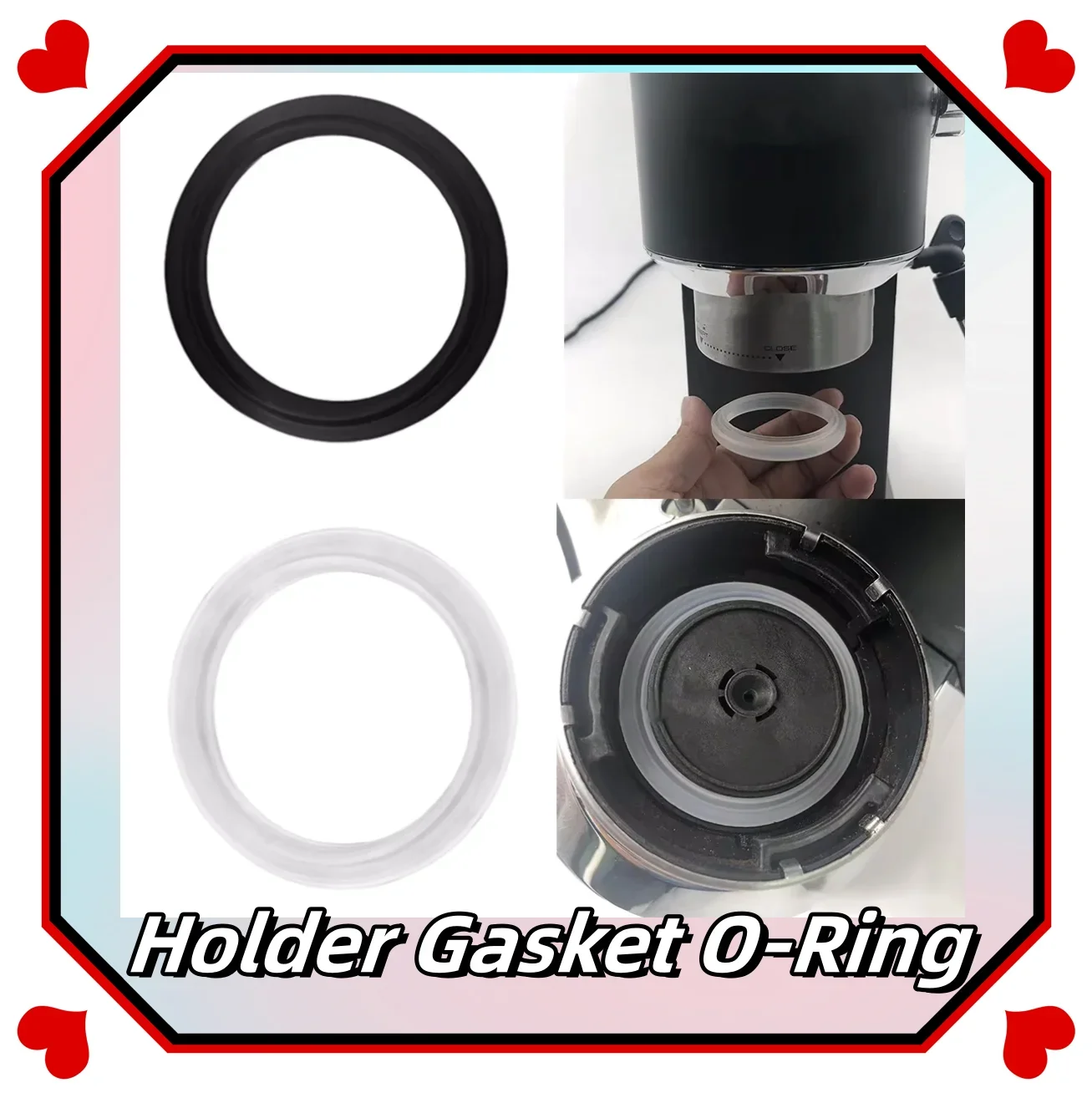 1 Set Seal O-ring For-SAECO Brewing Group Outlet Spout Fully Automatic Coffee Machine Silicone For-Saeco For-Gaggia Coffee Parts - Image 3