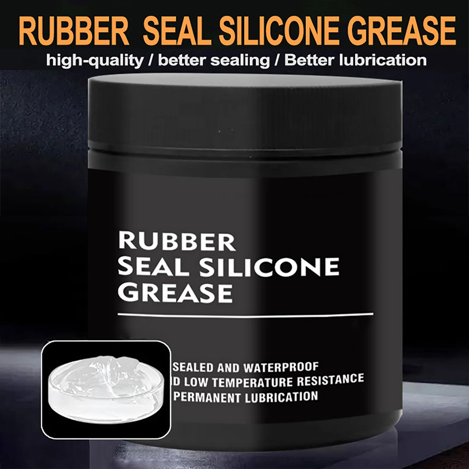 30/50/80/100g Waterproof Silicone Lubricant Grease Car Rubber Seal O-Rings Conditioner Repair Maintenance Lithium Grease Tools